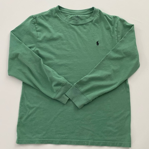 Polo Ralph Lauren Long Sleeve Shirt Green Cotton size L - Picture 5 of 8